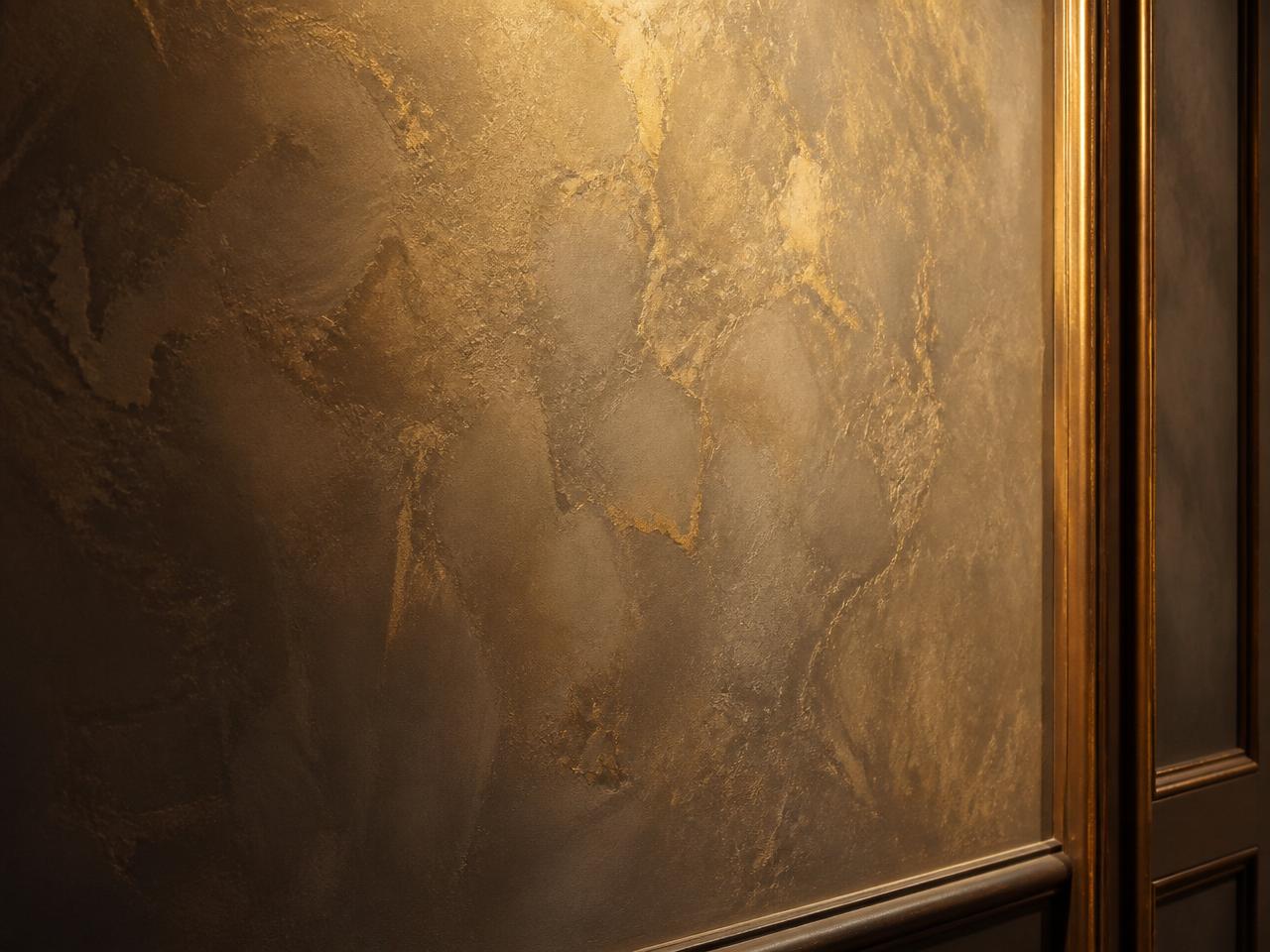 Bronze Plaster Wall